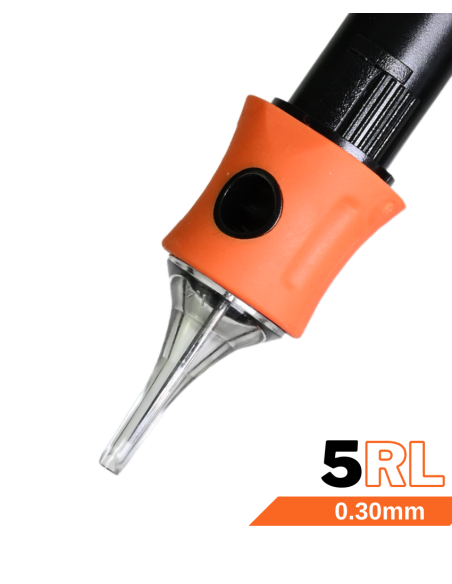 Cartuchos Proline Tattoo 5RL 0,30 mm | Contornos y Texturas Precisas